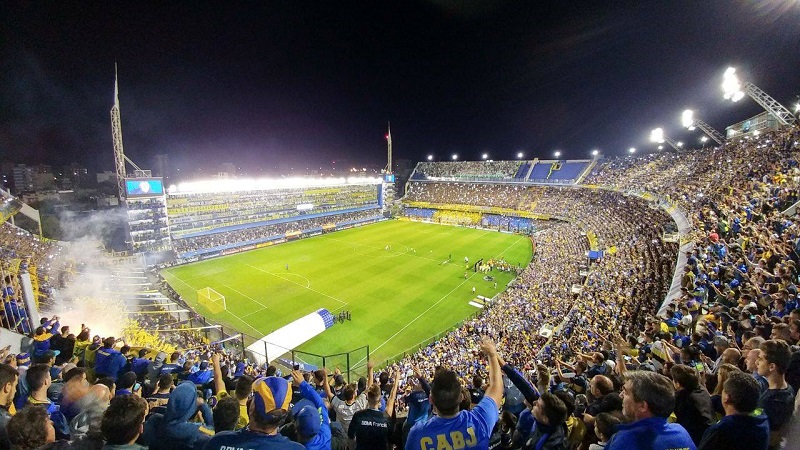 Estádio la Bombonera em Buenos Aires