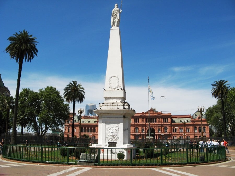 Pirámide de Mayo em Buenos Aires