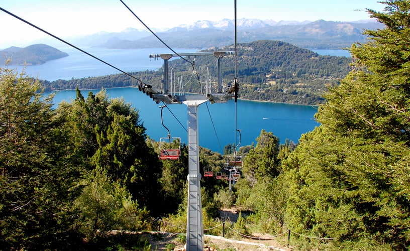 Teleférico no Cerro Campanário em Bariloche