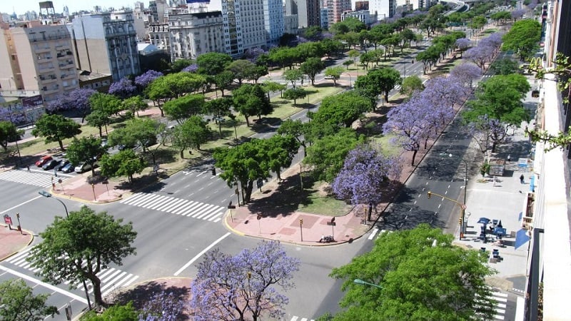 Primavera em Buenos Aires em novembro