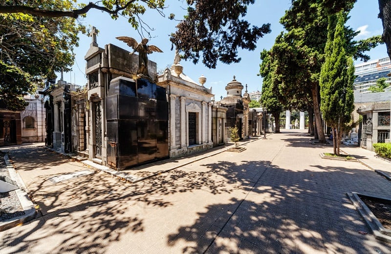 Cemitério da Recoleta em Buenos Aires 