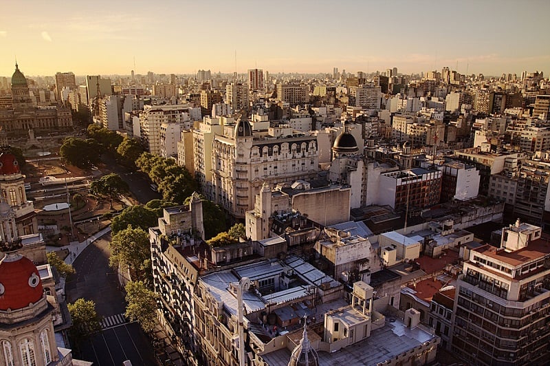 Clima agradável em Buenos Aires