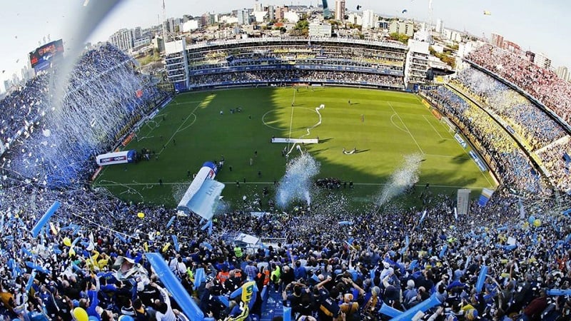 Excursão pelo estádio La Bombonera em Buenos Aires