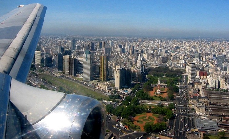 Avião em Buenos Aires